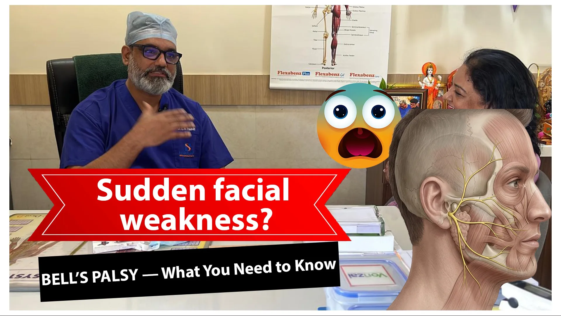 BELL'S PALSY TEASER | Dr. Chandranath R Tiwari | Highland Hospital | ThaneA sudden change.A differe...