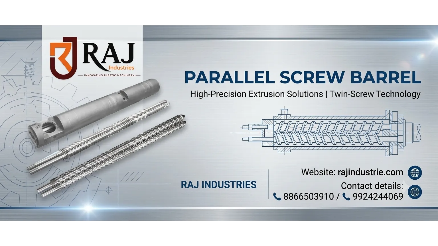 Parallel Twin Screw Barrel Bhavnagar
