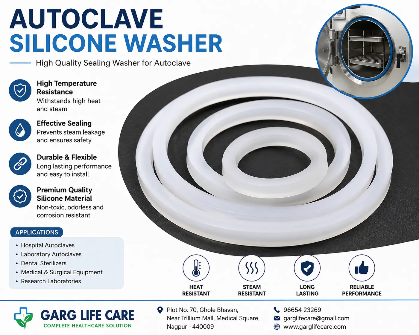 AUTOCLAVE SILICONE WASHER