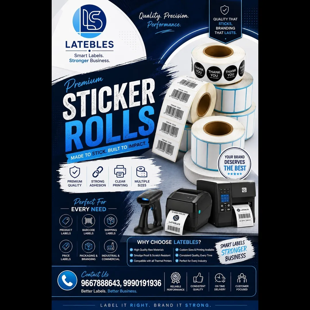 We are deal in "Barcode Roll" in Hapur.... We are deal in "Barcodes, Labels, St... We are deal in '....