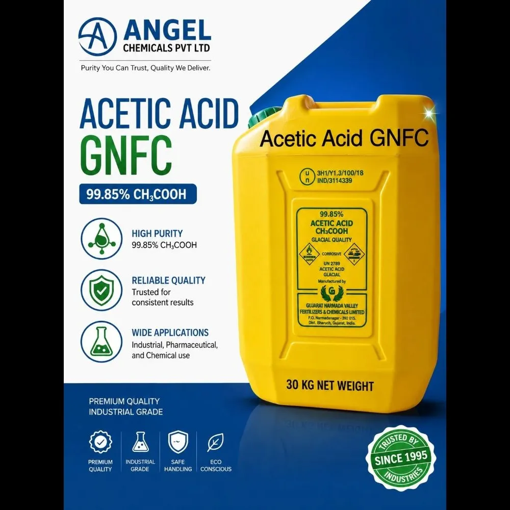 Glacial Acetic Acid Manufacturer & Supplier in Vadodara, Gujarat, India