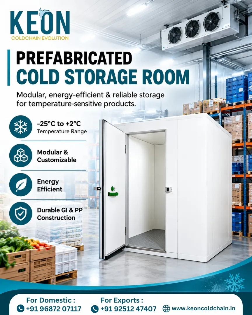 Prefabricated Cold Storage Room for Efficient Temperature Control