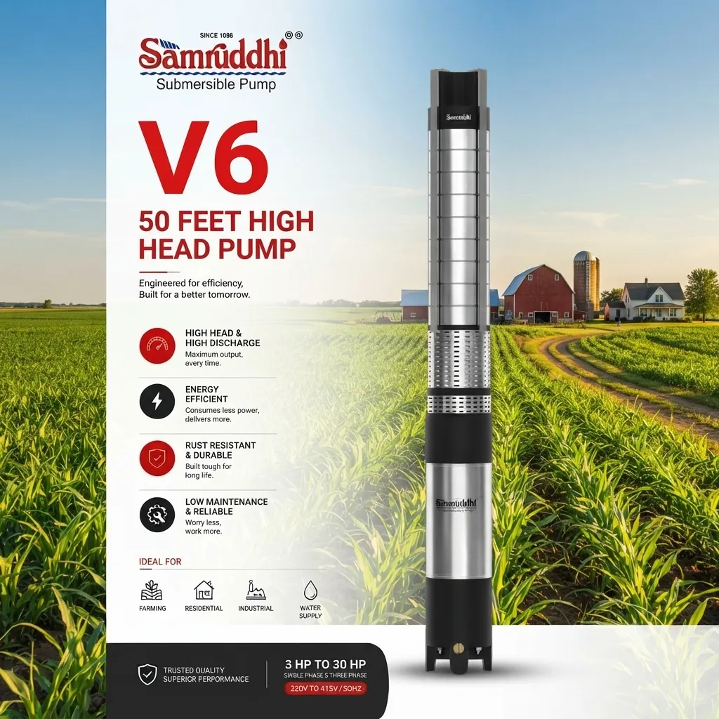 V6 SS Borewell Pump Wholesaler Bhilai