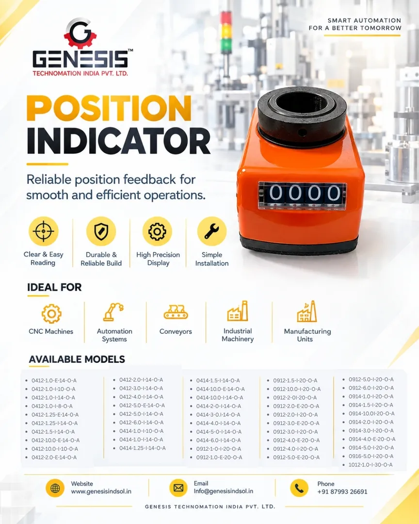 POSITION INDICATOR | PRECISION POSITIONING FOR MECHANICAL SYSTEMS