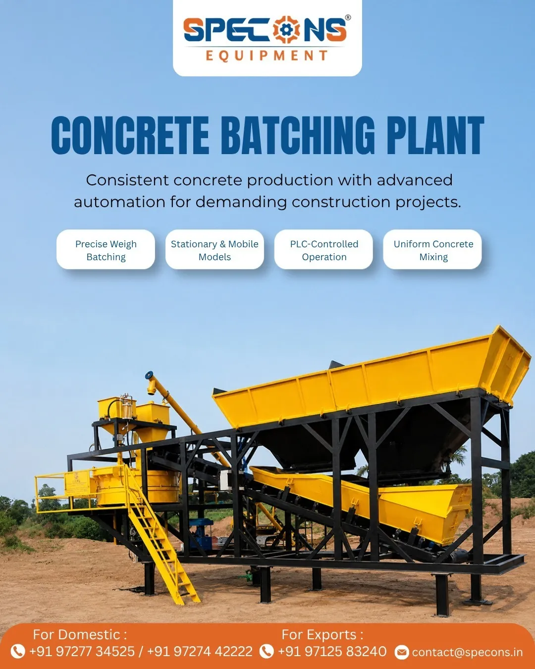 Concrete Batching Plant for Efficient Concrete Production