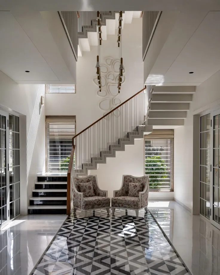 Premium Dark Stone Detailing With Elegant Architectural Details