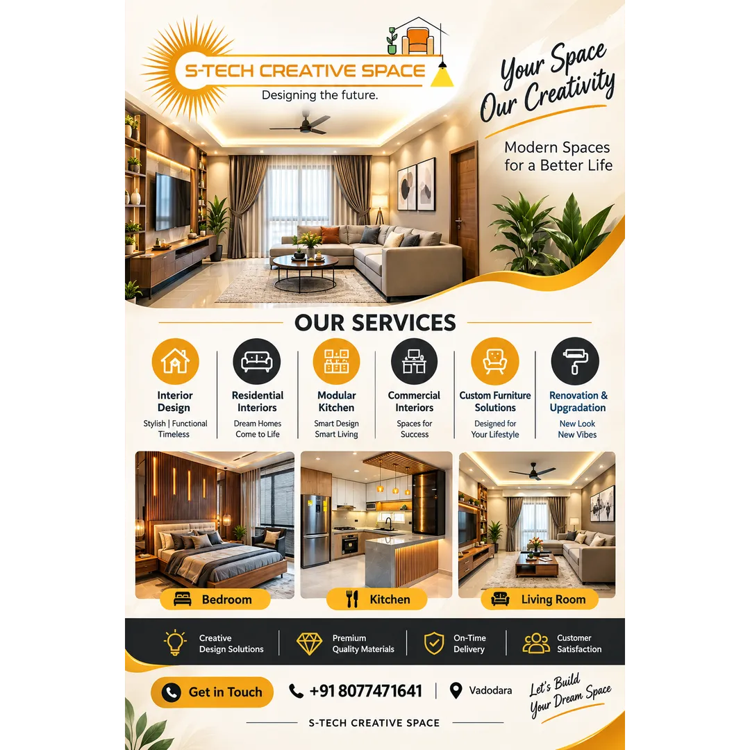 Transform Your Space with S-TECH CREATIVE SPACE ✨