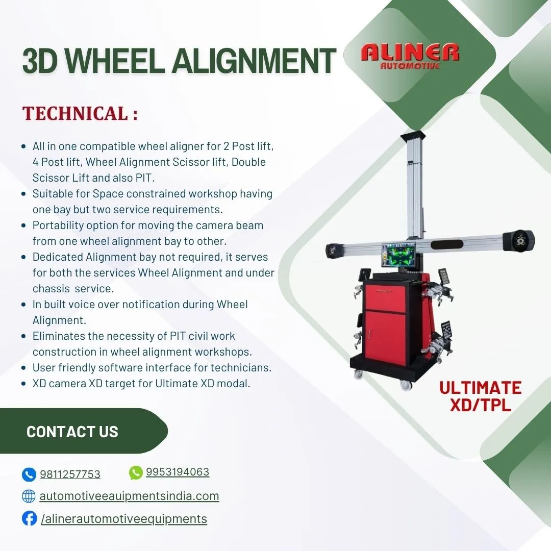 WHEEL ALIGNMENT, 3D WHEEL ALIGNMENT, WHEEL ALIGNMENT MANUFACTURE, 3D WHEEL ALIGNMENT MACHINE