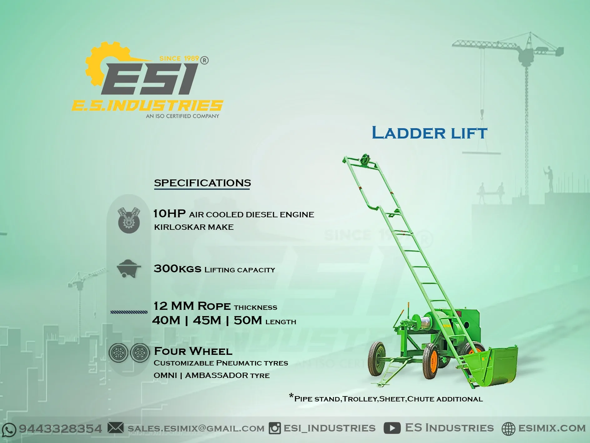 LADDER LIFT IN CHENNAI