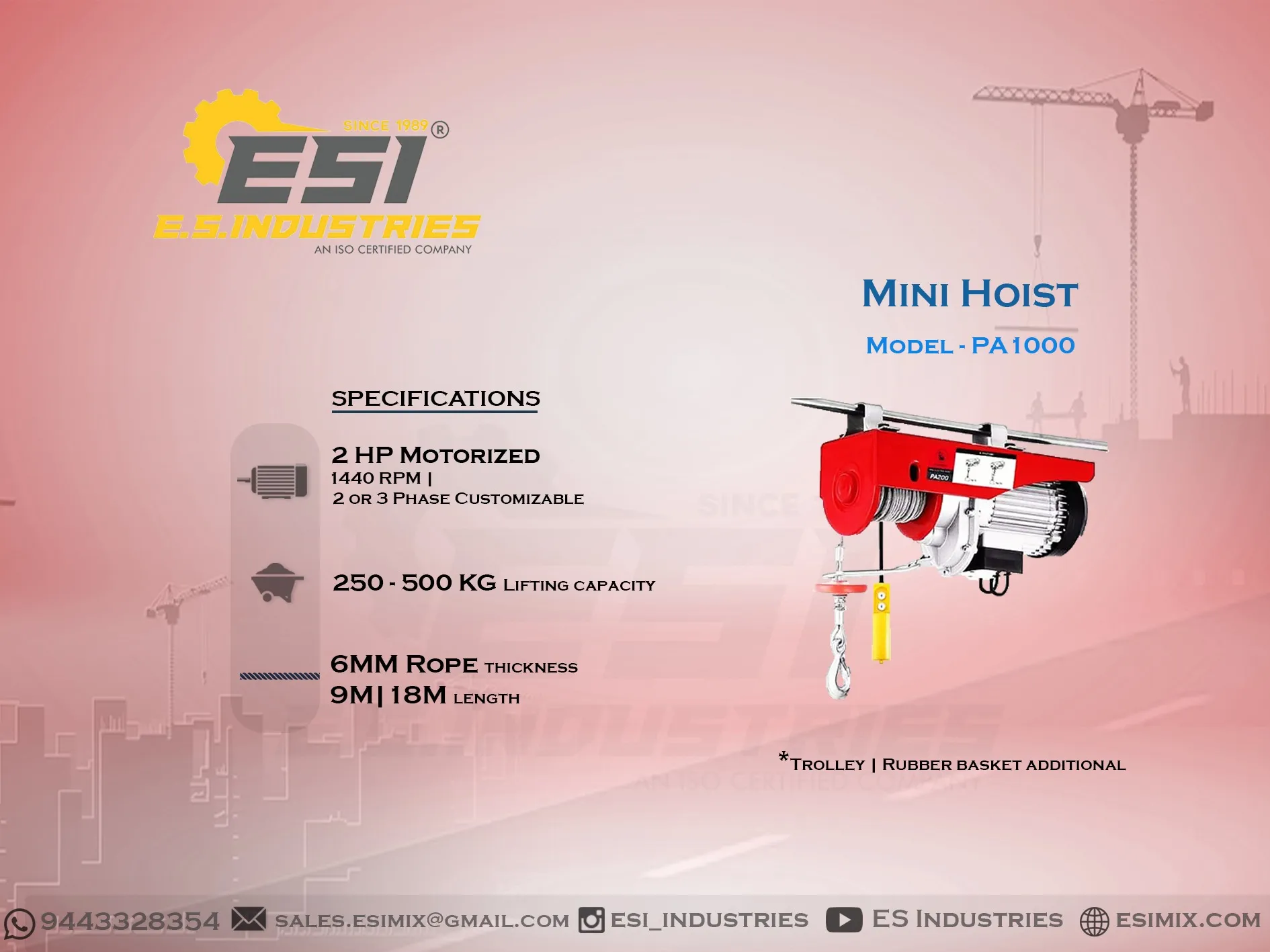 MINI HOIST IN DHARMAPURI