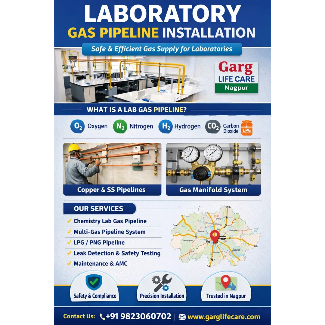 LABORATORY GAS PIPELINE INSTALLATION SERVICE