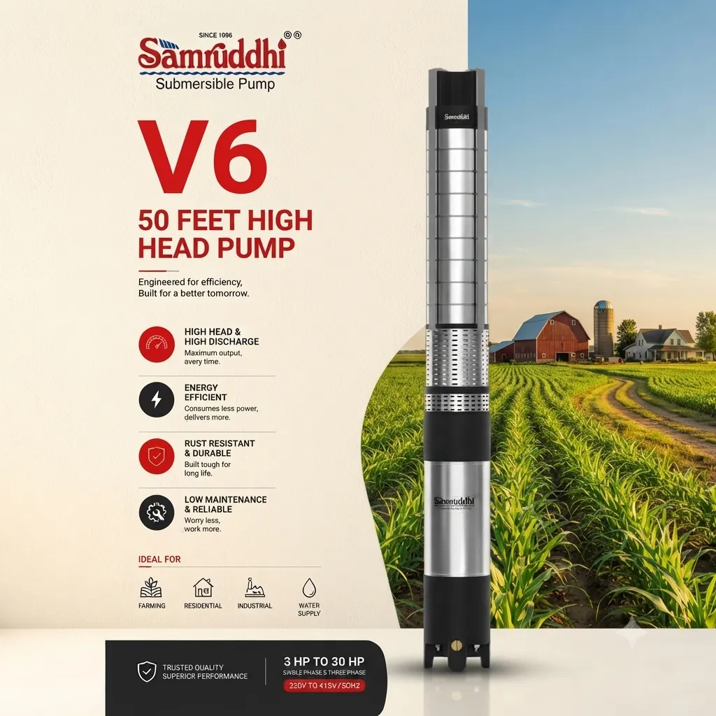 V6 SS Borewell Pump Wholesaler Korba