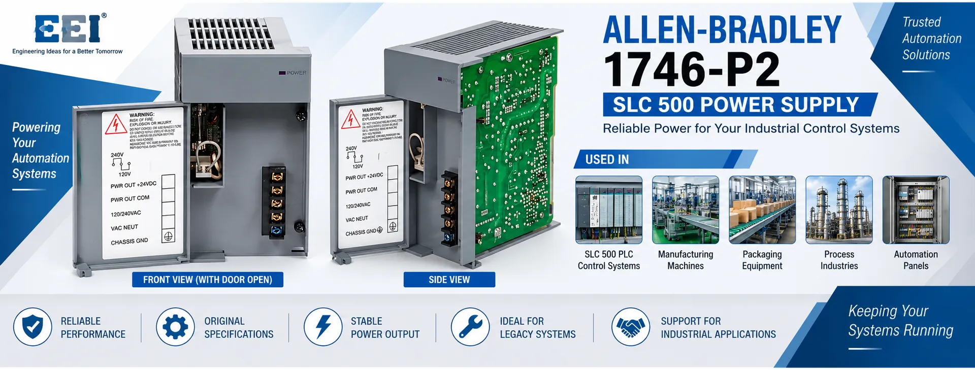 Allen-Bradley 1746-P2 SLC 500 Power Supply