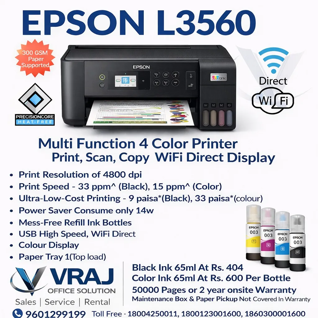 Epson color printer dealer in Gandhinagar