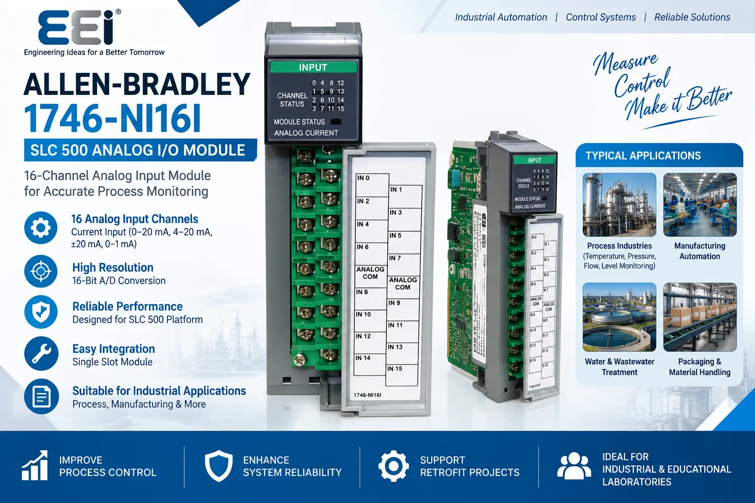 Allen-Bradley 1746-NI16I SLC 500 Analog I/O Module