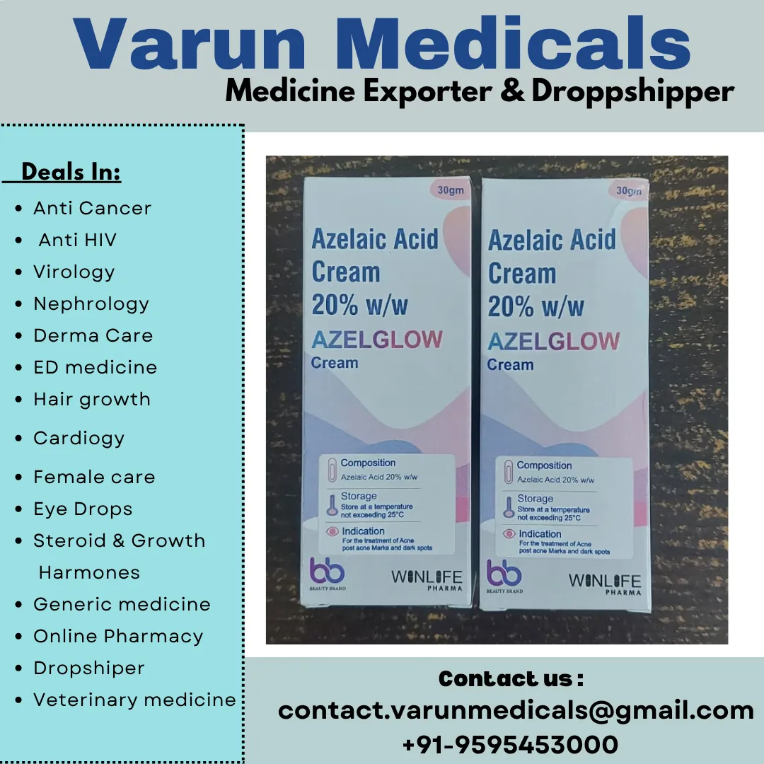 Azelaic Acid Cream Supplier, Dealer, Exporter