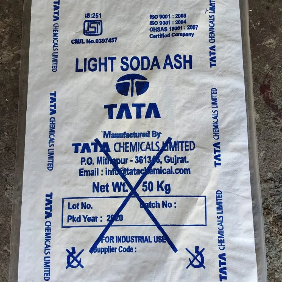 tata soda ash new bags 26*40 size pp+ lem .100 grm weight