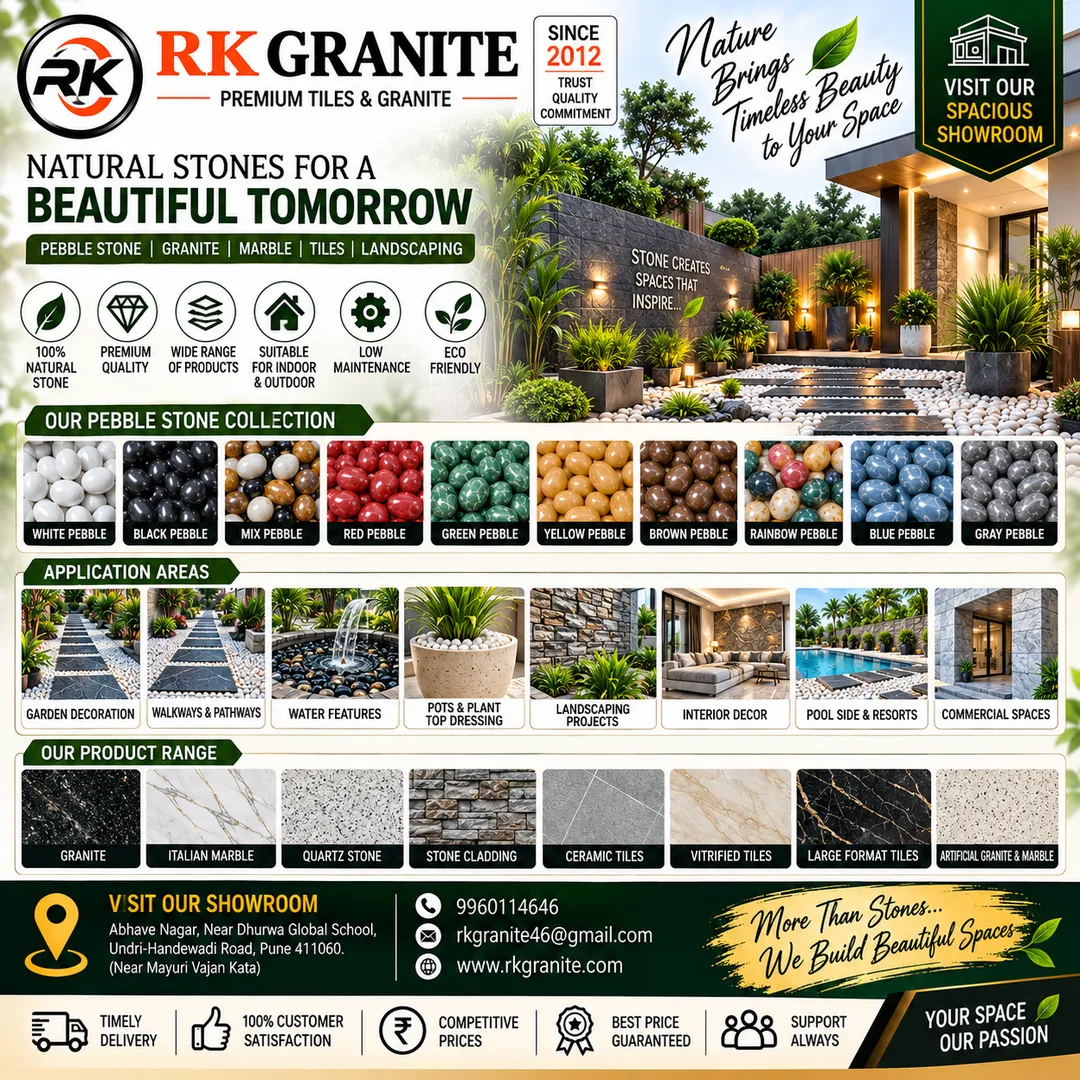 Trusted Pebble Stone Supplier in Pune