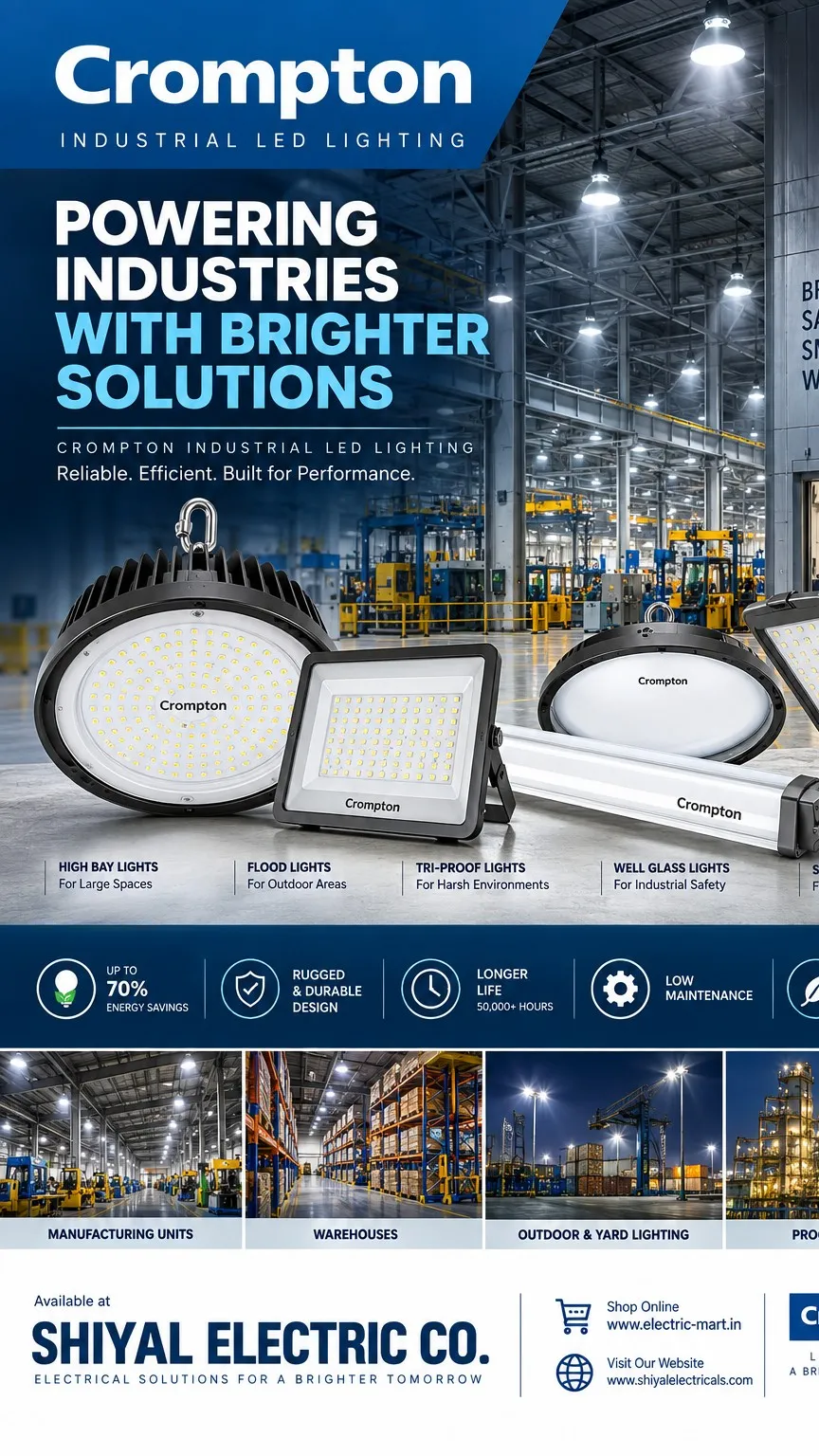 Crompton industrial led lighting