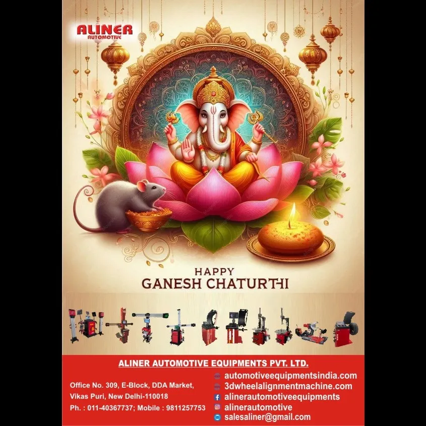 Aliner Automotive Equipment's Team Wishing you Happy Ganesh Chaturthi