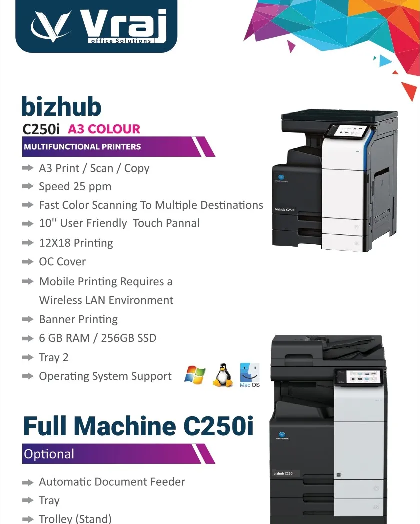 Konica Minolta production printer dealer in Surat