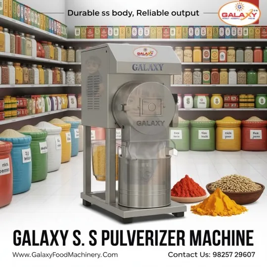 Double Chamber Masala Pulverizer in Narmadapuram | Practical Two-Chamber Solution for Masala