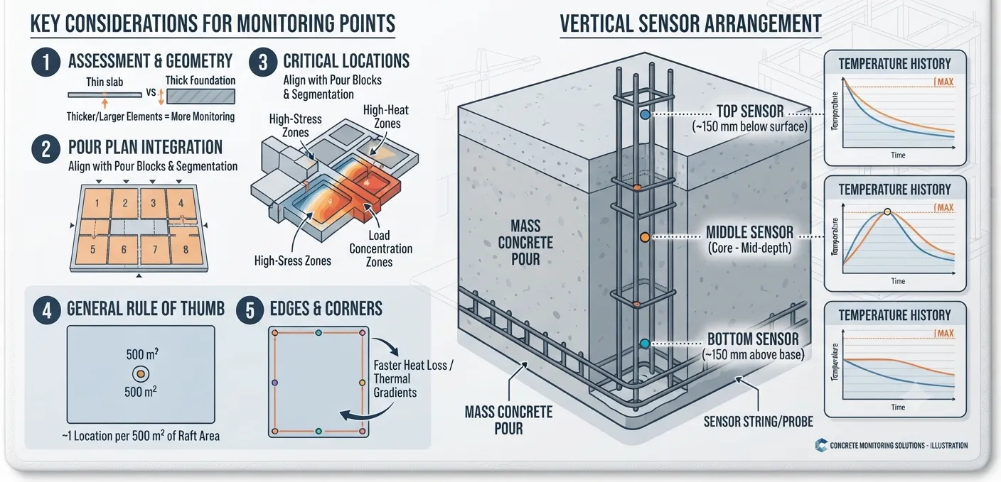 What is the Effect of Wire Length on Mass Concrete Temperature Monitoring?