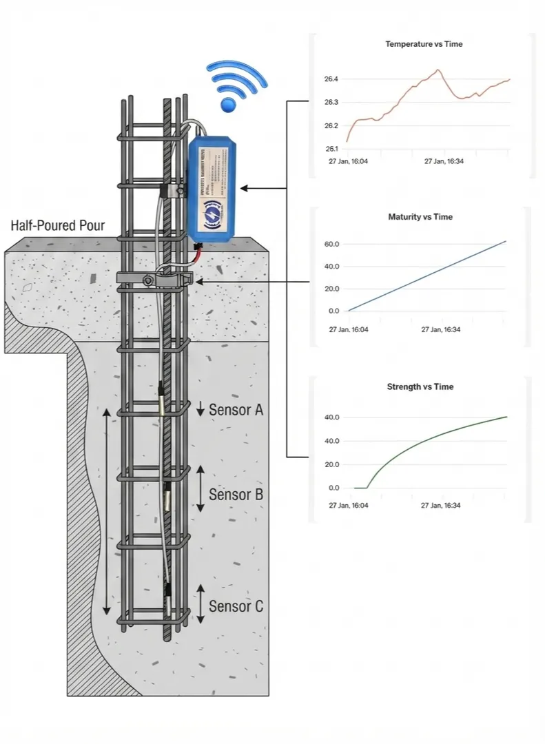 Role of the Concrete Maturity Method in Predicting Early-Age Strength of In-Situ Concrete Structures