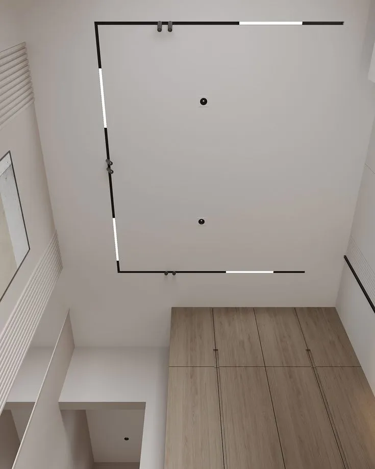 False Ceiling Design with Elegant Linear Lighting