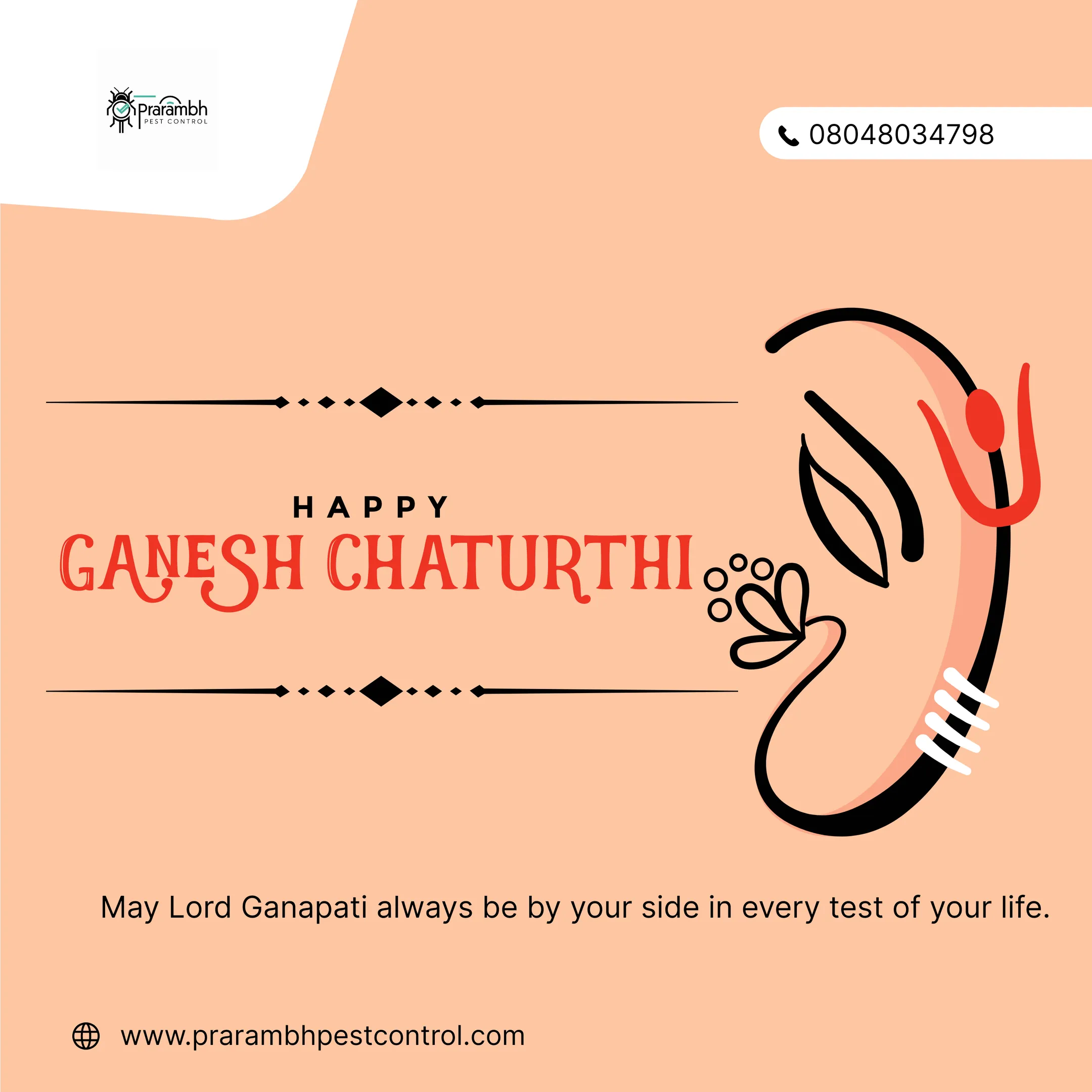 ๐๐ซ Challenges may come, but faith gives us the strength to overcome them. This Ganesh Chaturthi, ...
