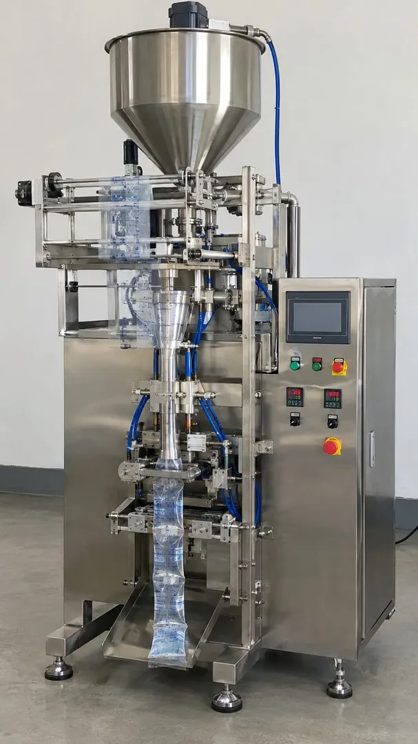 Robotech Automation Faridabad offers a state of the art Automatic Liquid Pouch Packing Machine (Vert...
