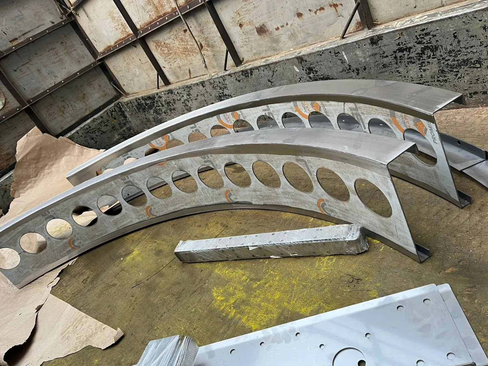 Custom Stainless Steel Laser Cut, Rolled & Welded Components