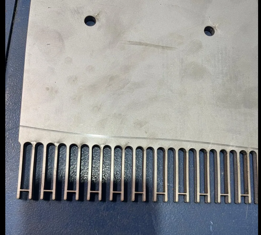 4 mm Stainless Steel Comb Cut Component