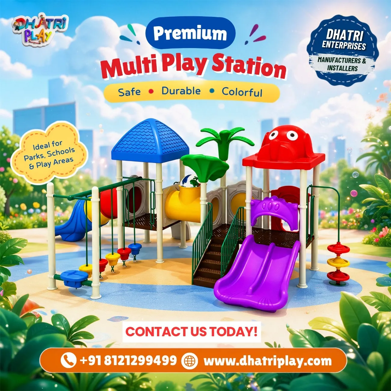 Premium Multi Play Station | Safe, Durable & Colorful Fun for Kids π