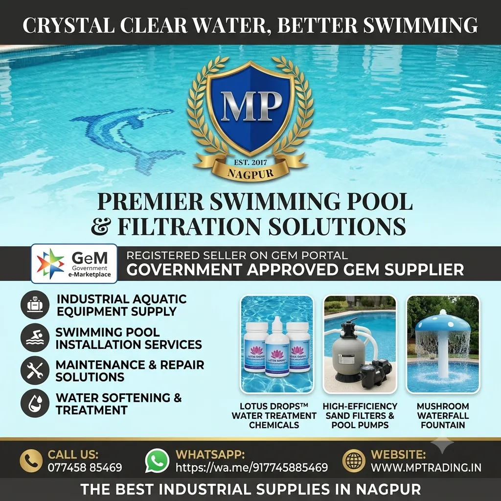 Best Swimming Pool Construction, Filtration Plant & Equipment Supplier in Nagpur – MP Trading Corpor