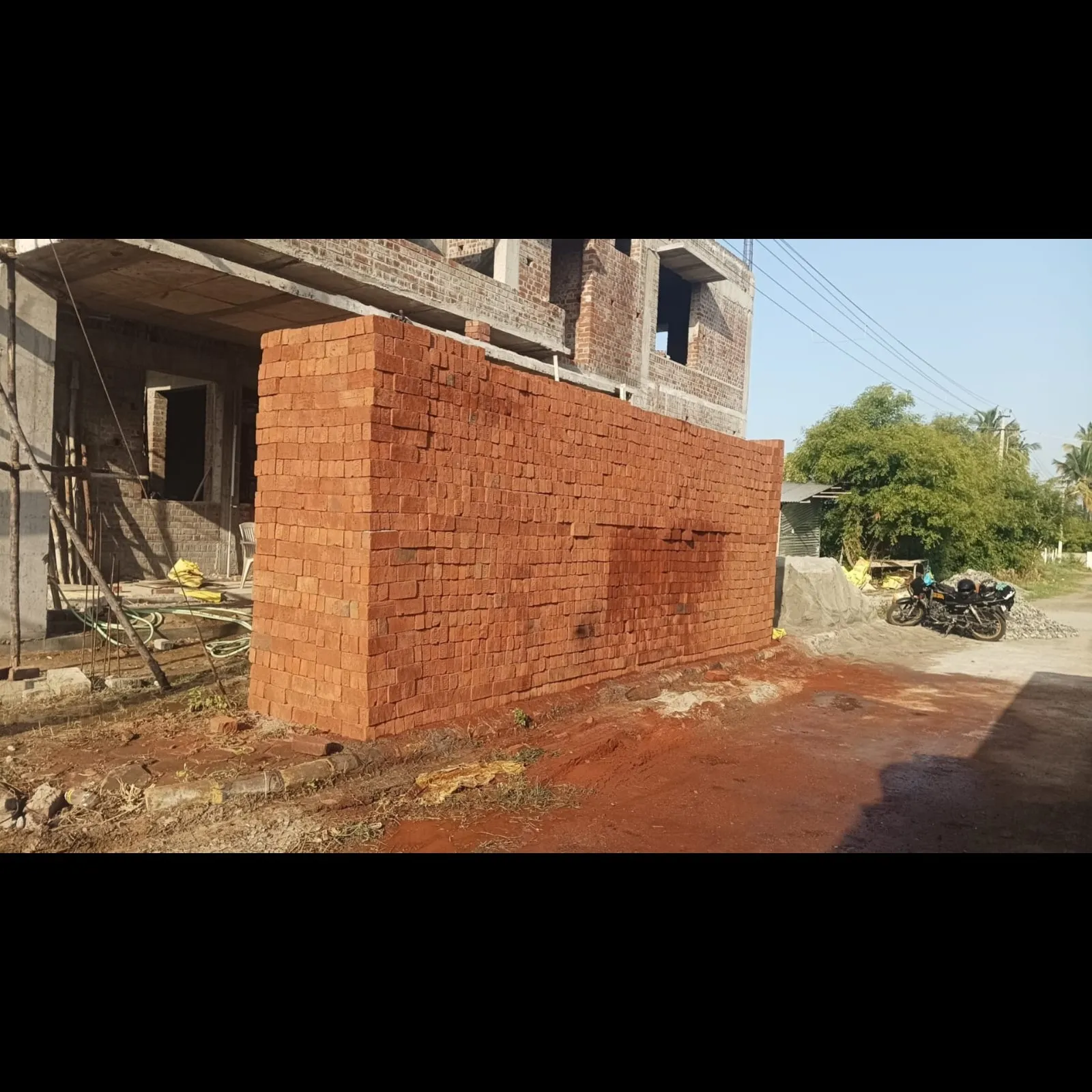 Brick Supply for Compound Wall Construction