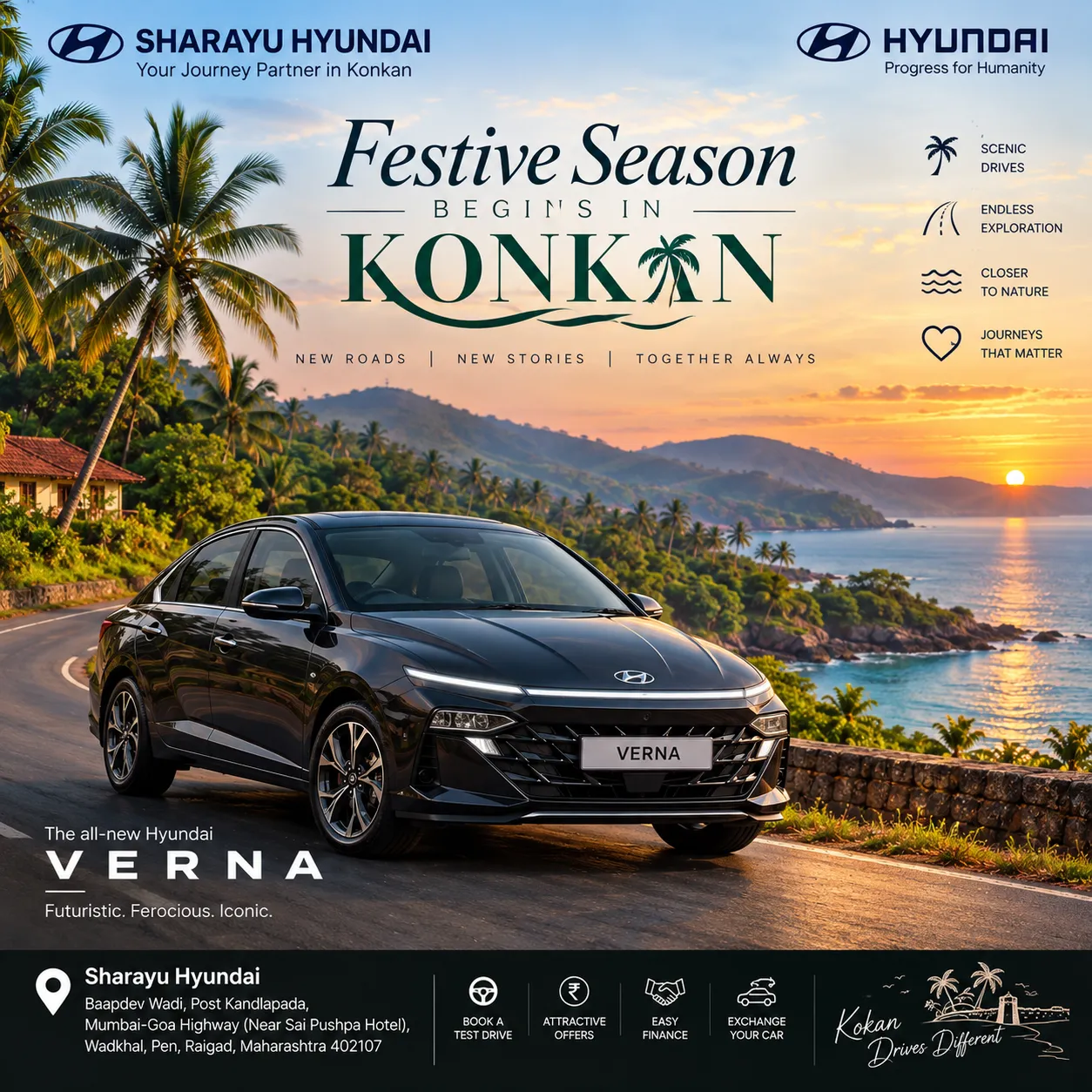 Hyundai Verna in Pen & Wadkhal | Price, Offers, Finance & Test Drive | Sharayu Hyundai