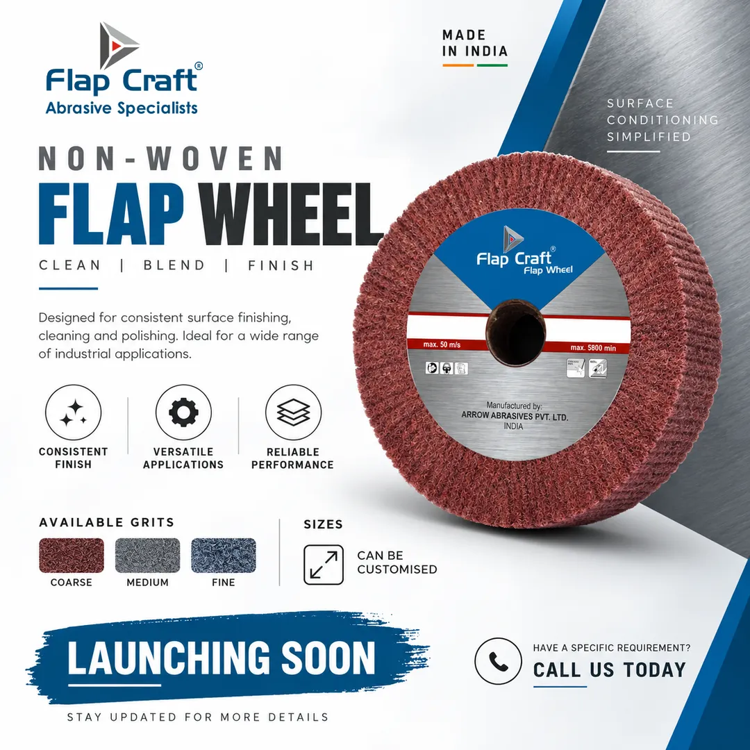 Non-Woven Flap Wheel Manufacturer in India | Flap Craft
