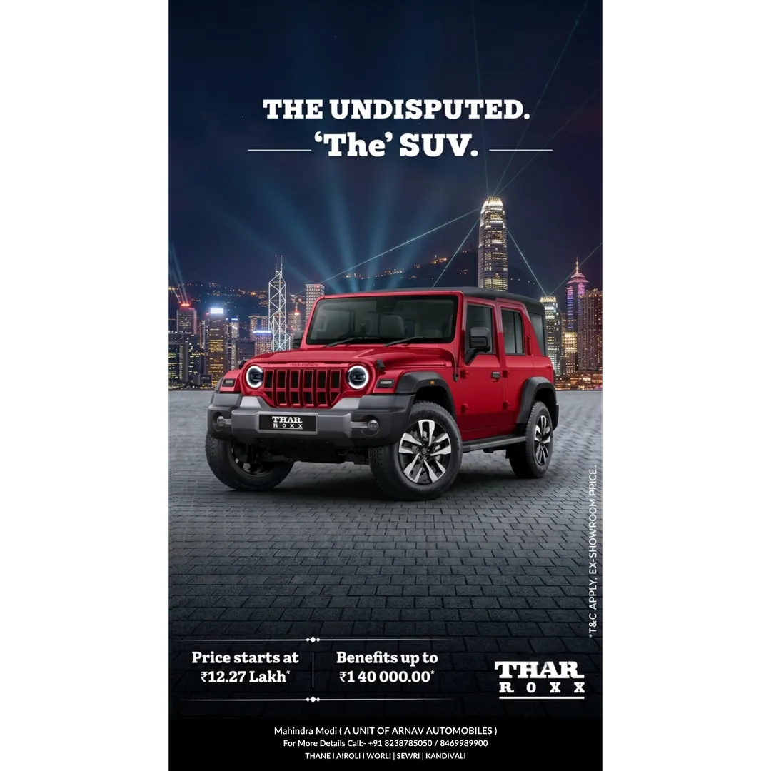 Mahindra Thar – Modi Mahindra Worli | Mahindra Thar Dealer in South Bombay
Looking for the Mahindr...