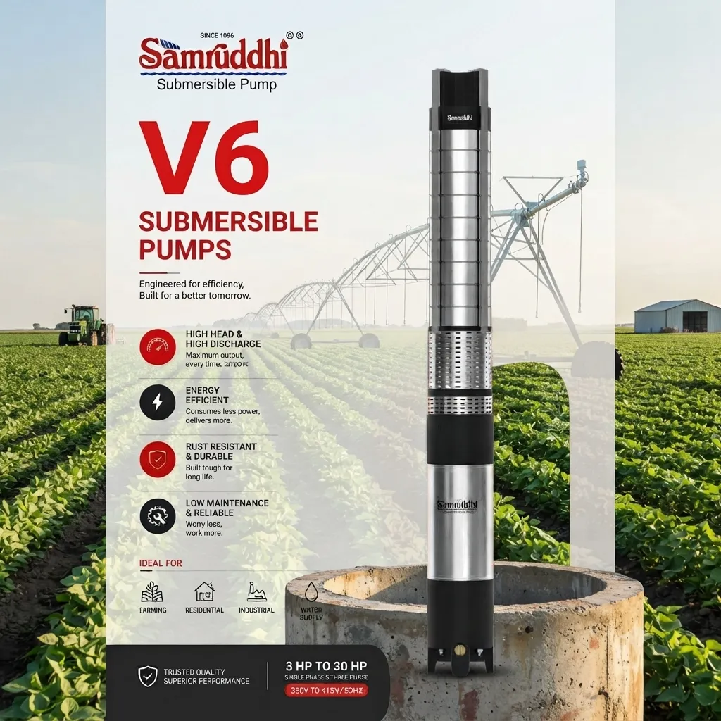 V6 SS सबमर्सिबल पंप होलसेल लखनऊ
