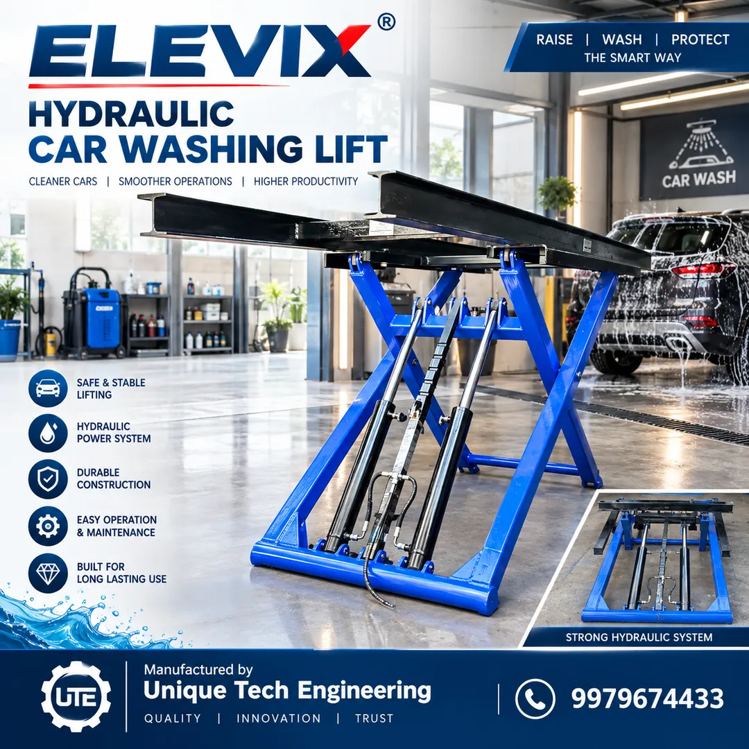 Hydraulic car scissor lift in Gujarat