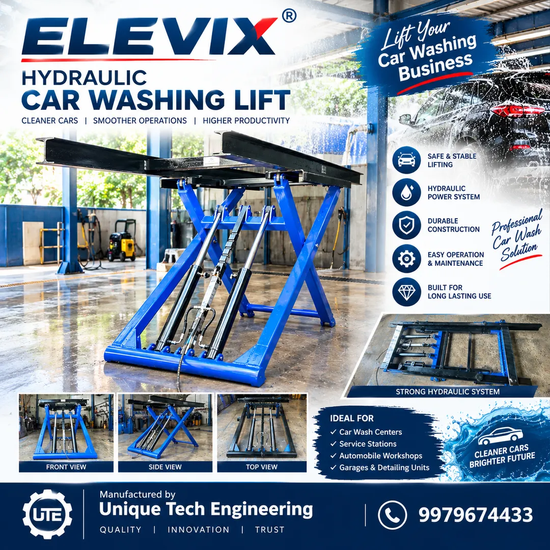 Car washing lift in Rajkot