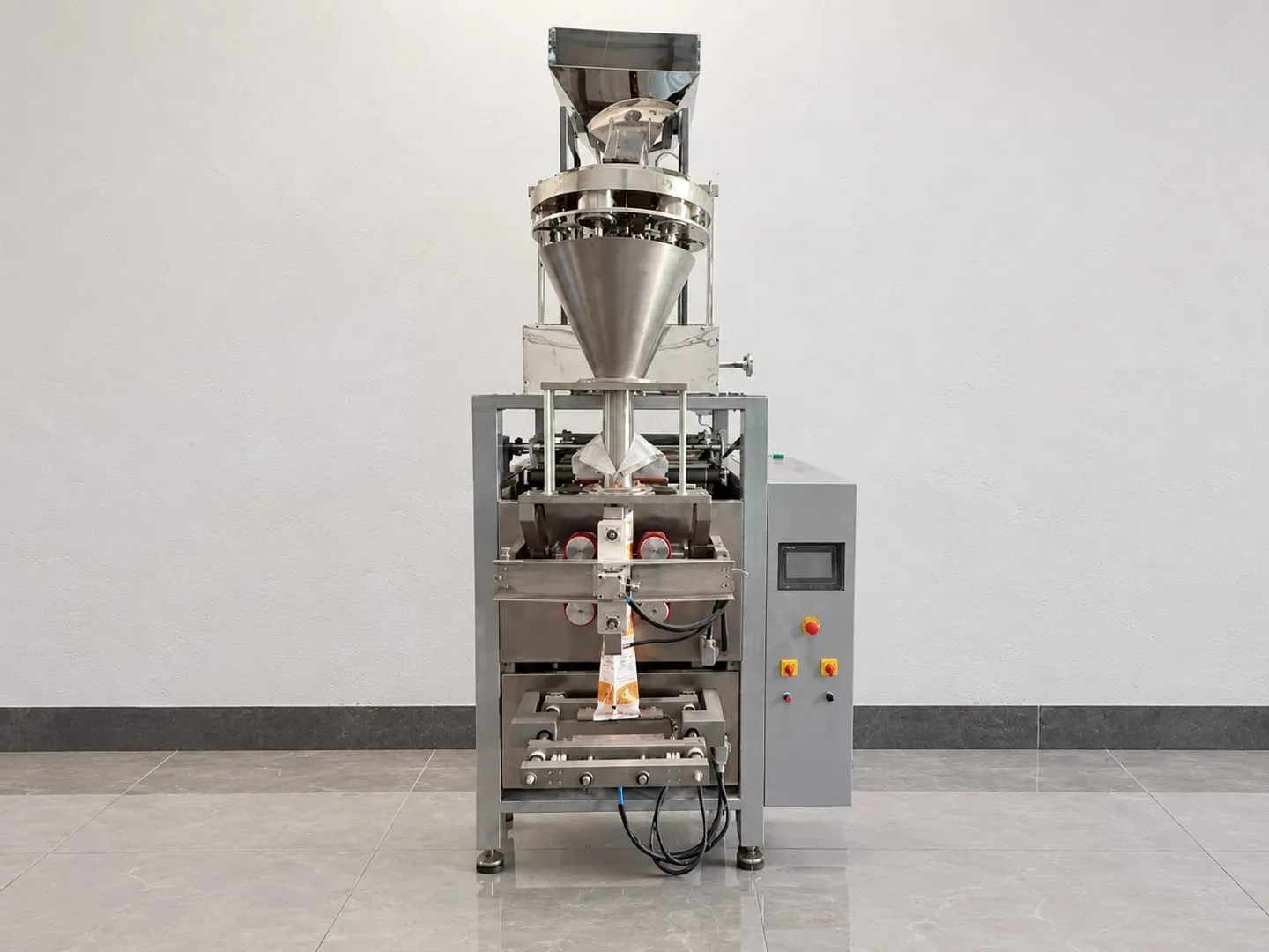 Robotech Automation Faridabad manufactures a fully automatic Salt Packing Machine (based on volumetr...