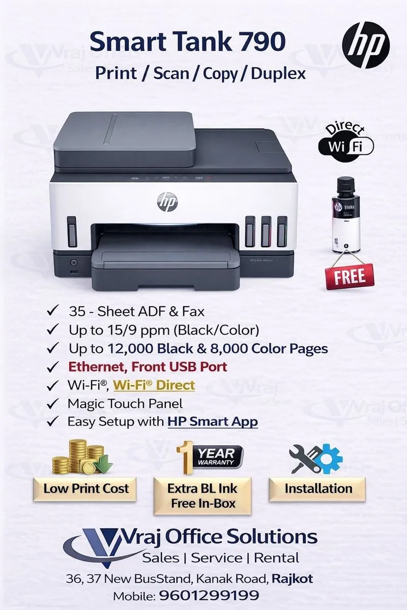 Laser printer service center in Vadodara