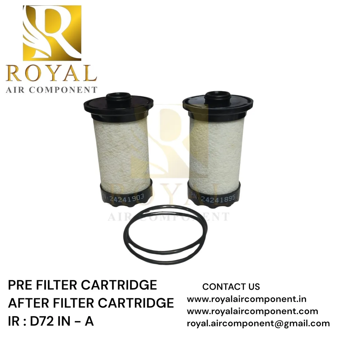 Ingersoll Rand D72IN-A Pre & After Filter Cartridge Set Replacement (24241895 / 24241903)