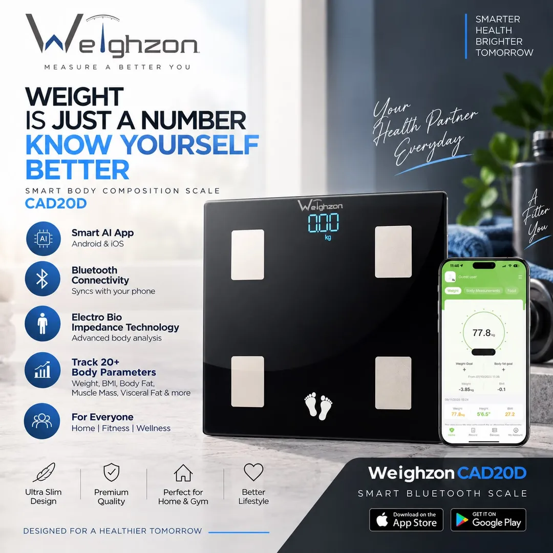 Smart bluetooth body weight scale