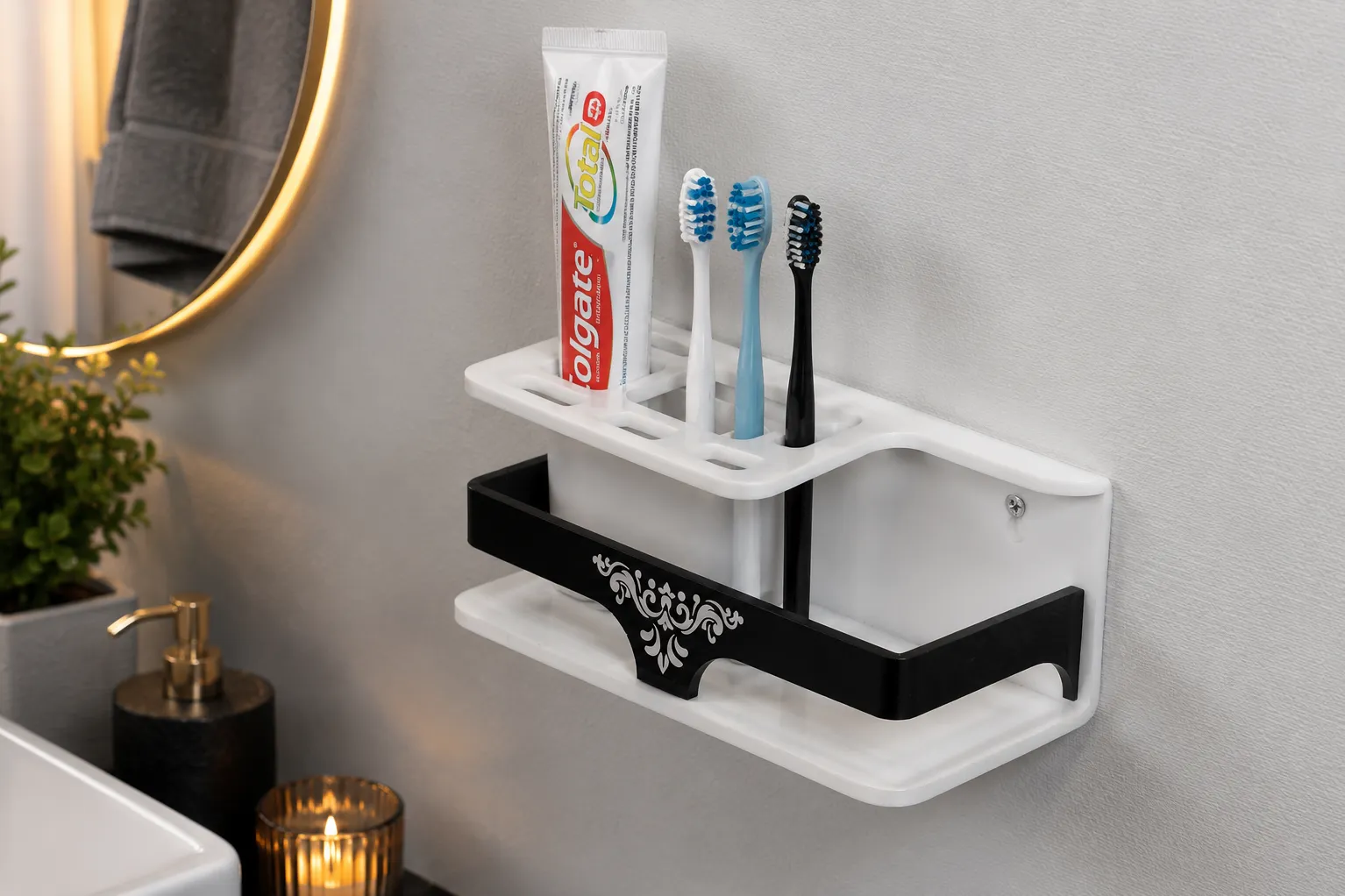 Acrylic new brush stand