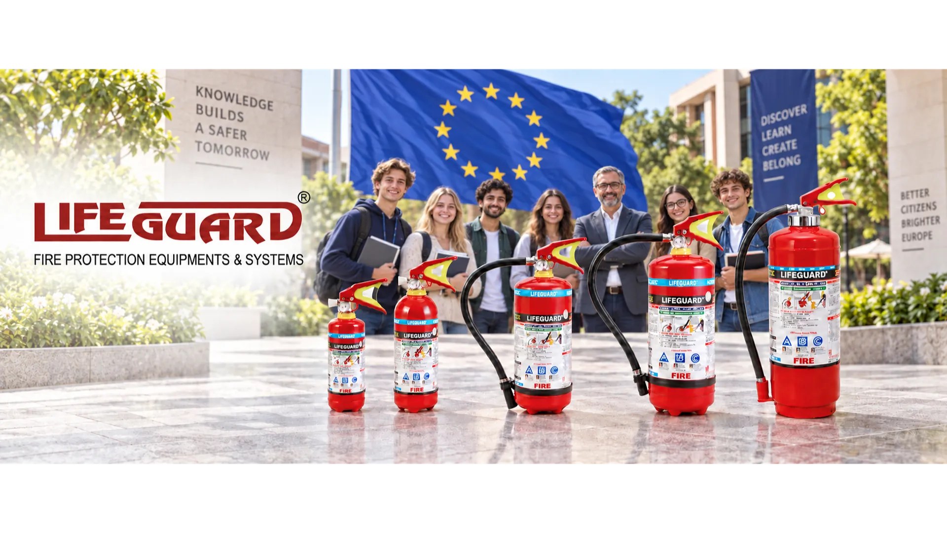 university fire extinguisher company Europe