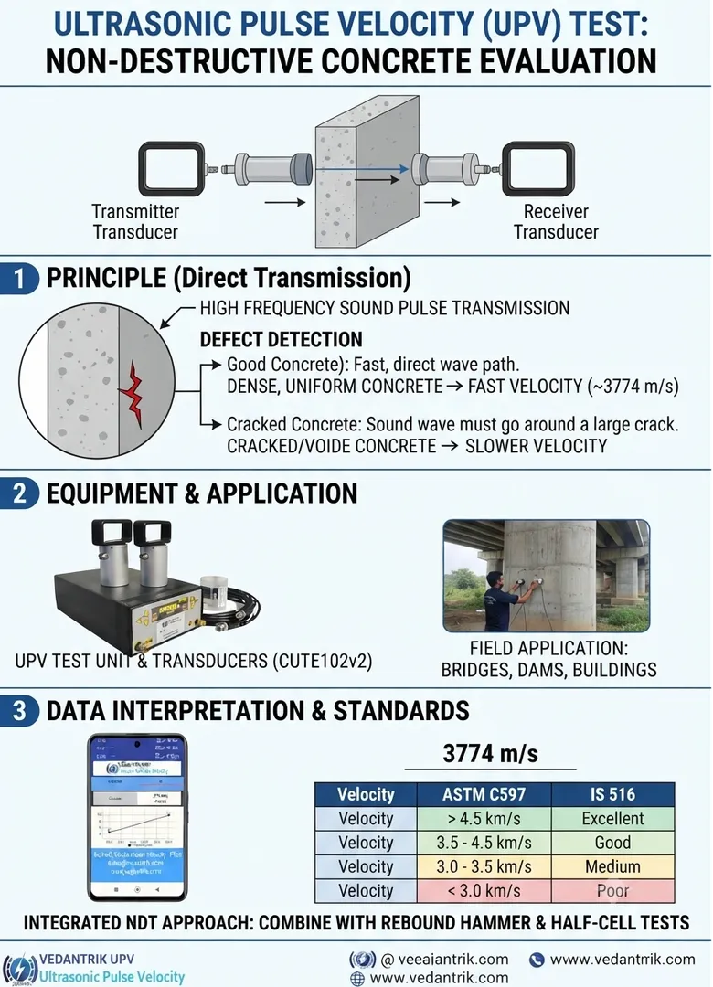 How to Improve Accuracy in Ultrasonic Pulse Velocity (UPV) Testing in Concrete