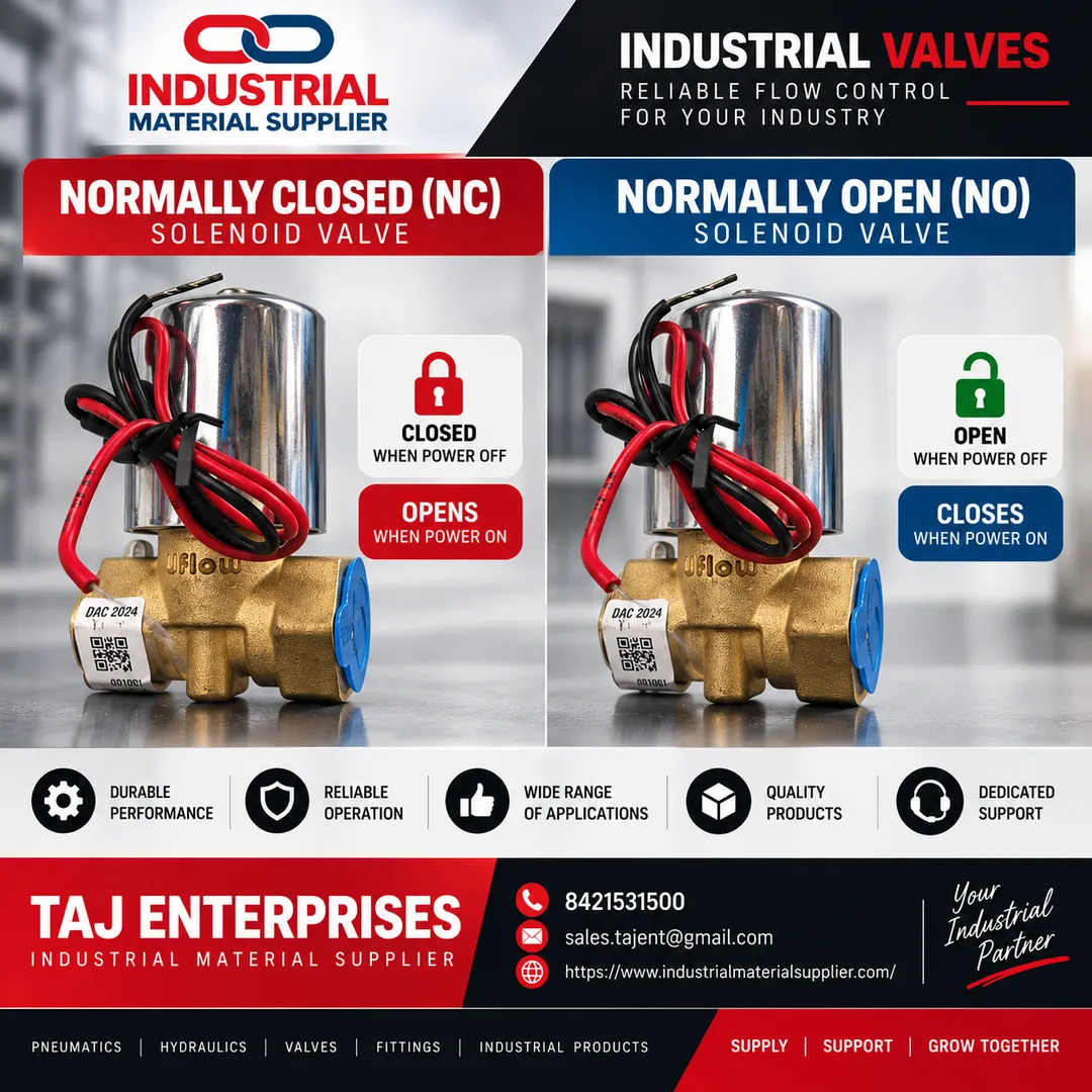 NORMALLY CLOSED (NC) vs NORMALLY OPEN (NO) SOLENOID VALVES ⚙️